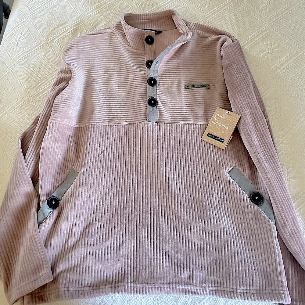 Simply Southern Corduroy Pullover
